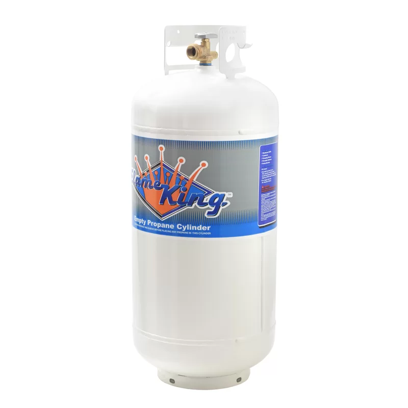 40 lbs. Empty Propane Cylinder with Overfill Protection Device Valve