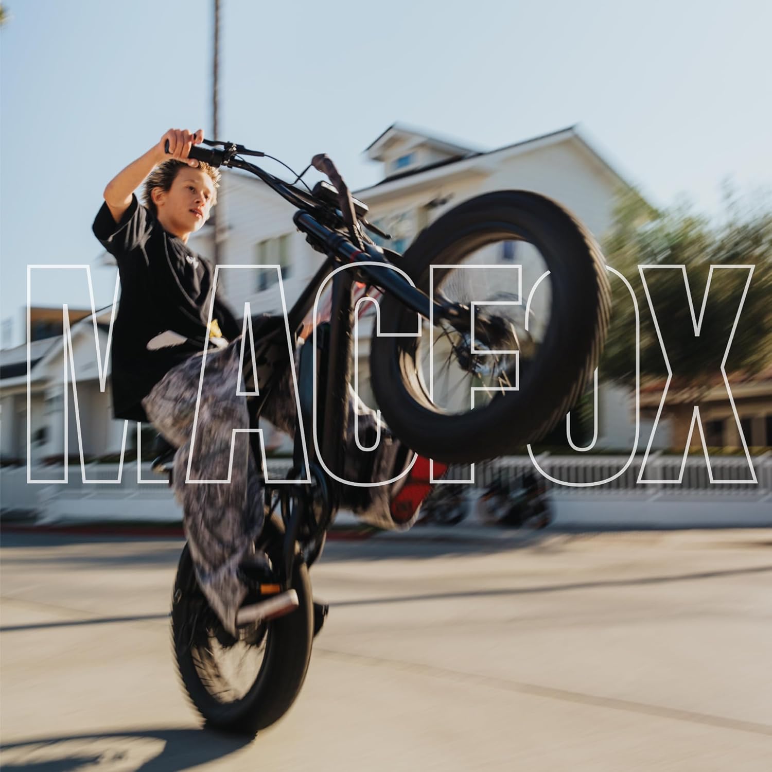 MACFOX Electric Bike for Adults Wheelies with 750W/500W Motor and 48V Ebike Battery, 20 Fat Tire Electric Dirtbike with Dual Disc Brakes and Shock Absorbers for Mountains, Road (US Warehouse)