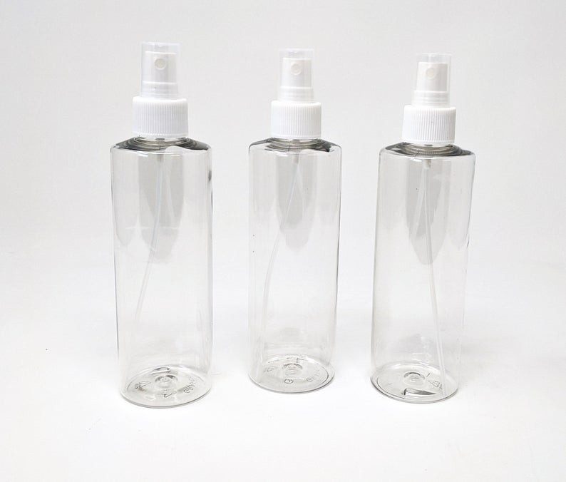 Spray Bottles | 16 OZ Clear Plastic Empty Bottle USA 3026916
