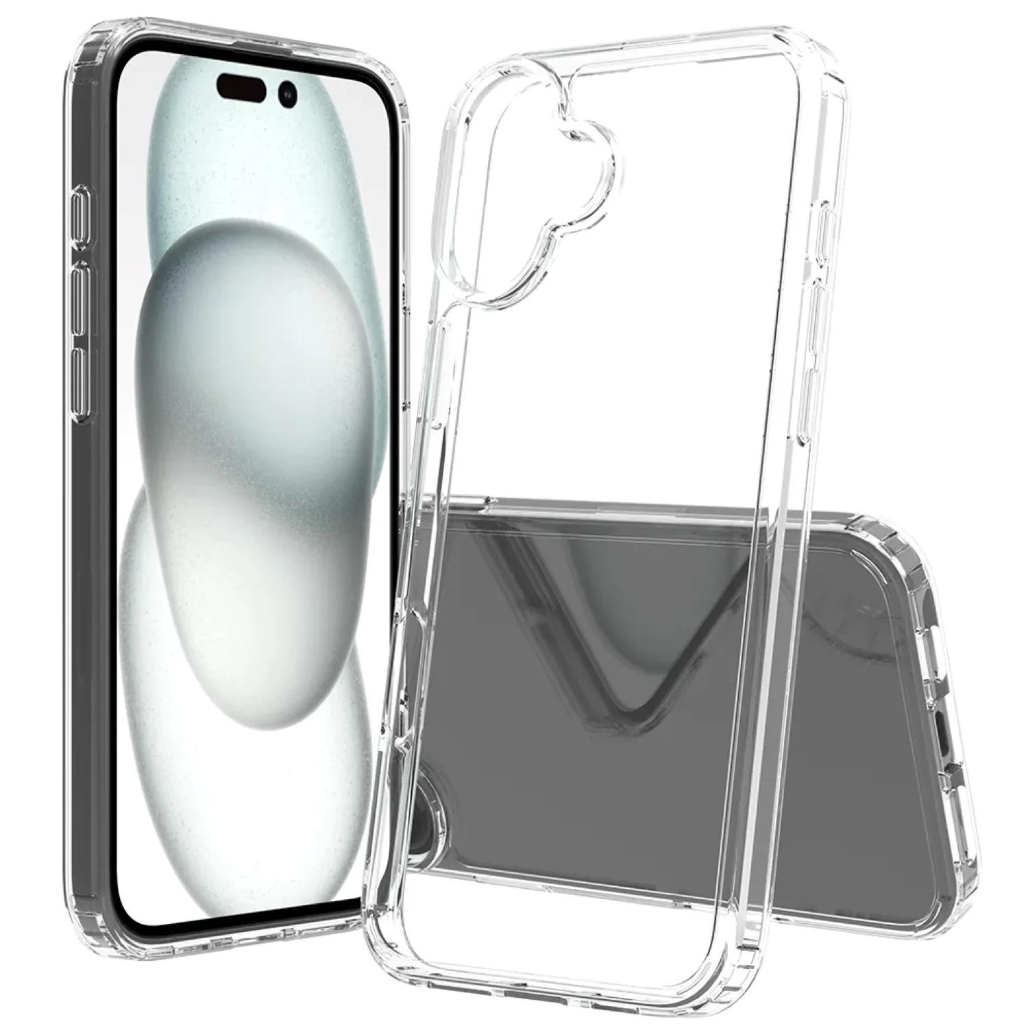 Transparente H��lle f��r iPhone mit Displayschutz