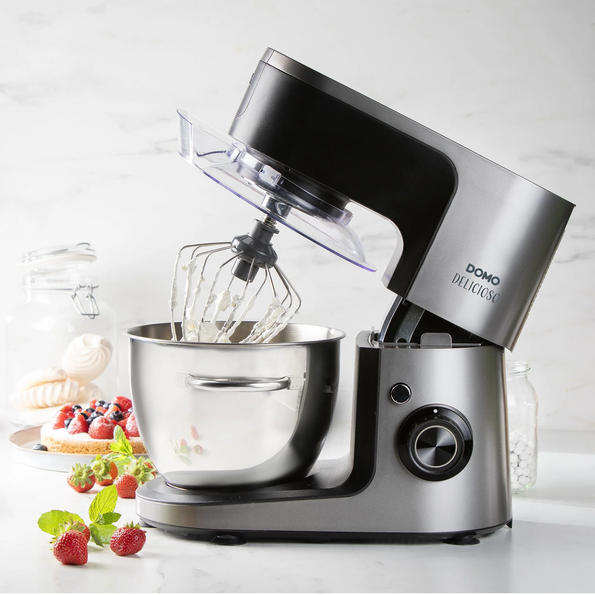 Domo Küchenmaschine Delicioso – 4,5 L – 1200 W, DO9293KR