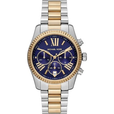 Michael Kors Lexington Chronograph Quartz Blue Dial Ladies Watch MK7218