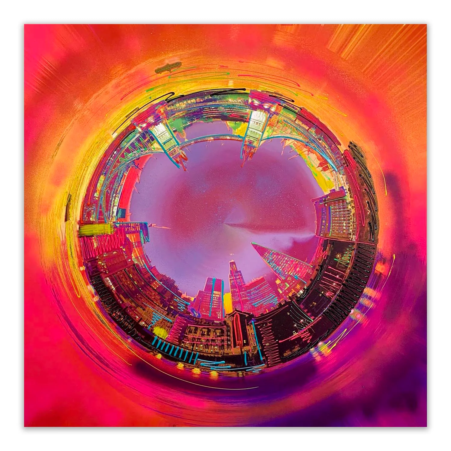 Vivid City Spiral