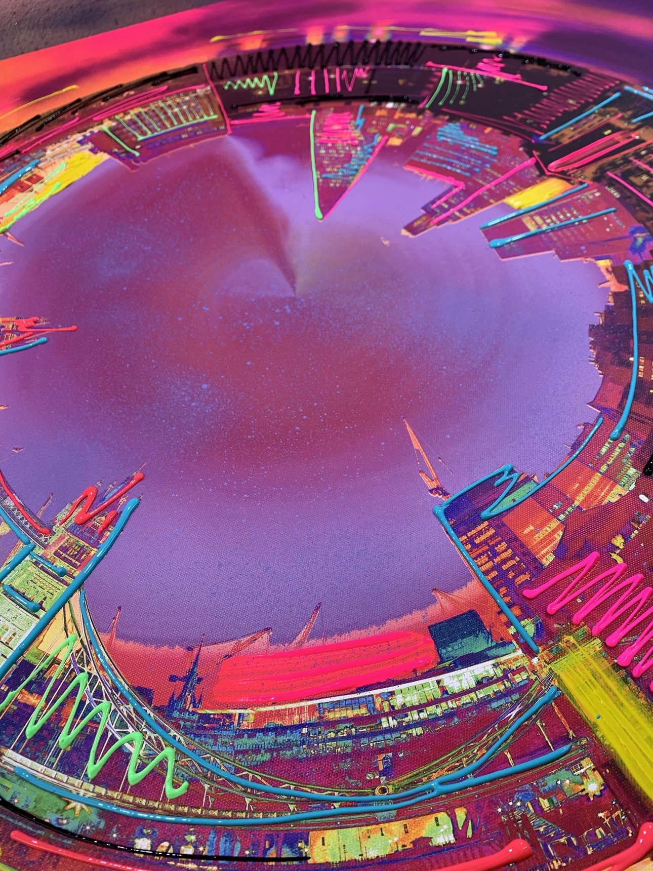Vivid City Spiral