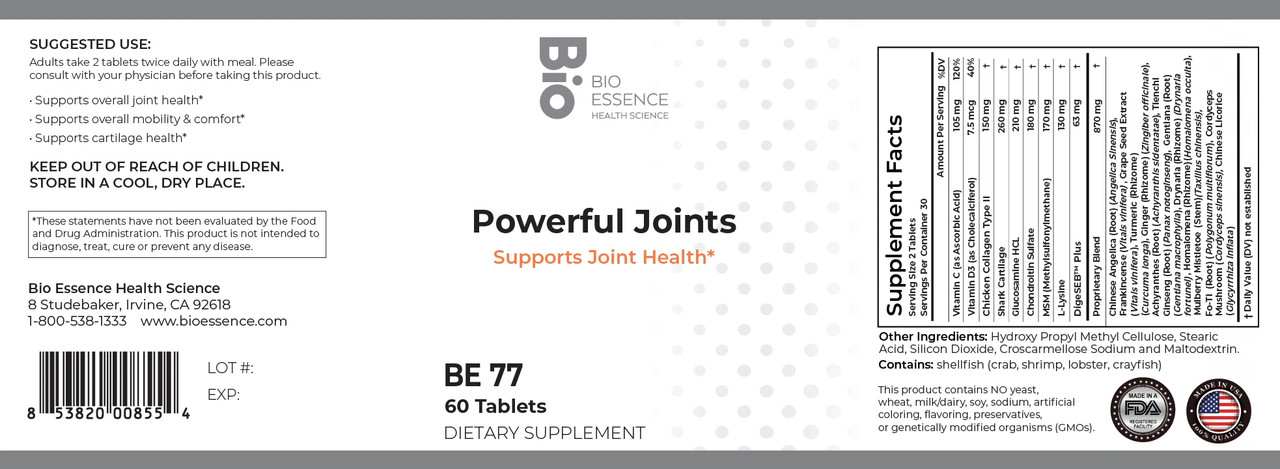 Powerful Joints 60 tablets