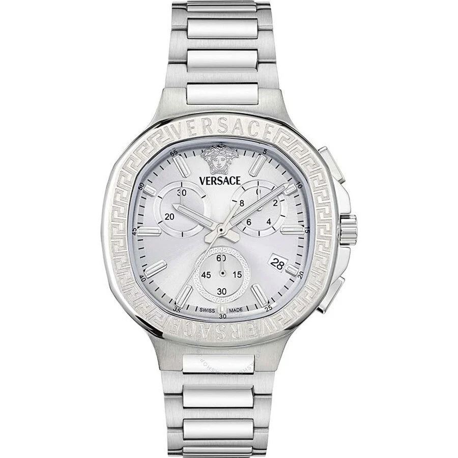 Versace V-Chrono Square Chronograph Quartz Watch VEVCA0424