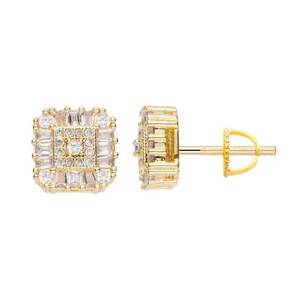 Big Daddy Iced Out Diamond Stud Earring 2.0