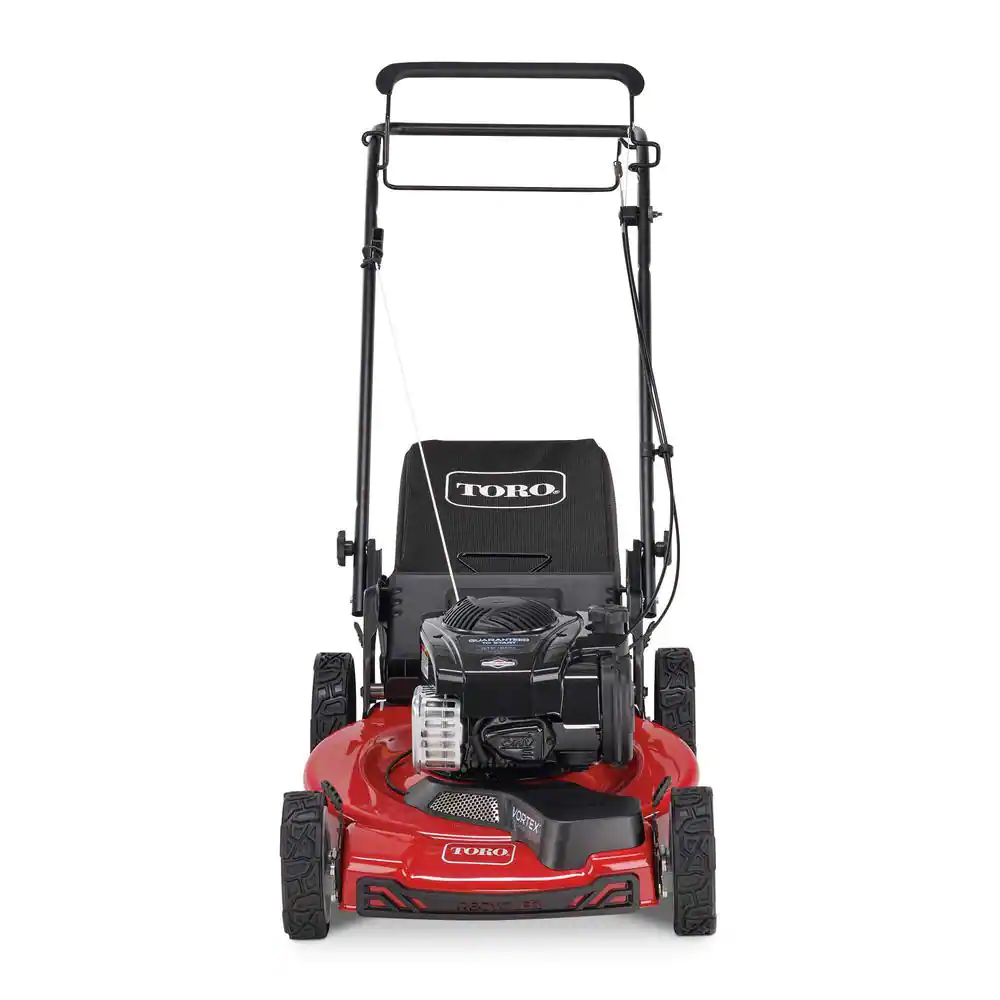 Toro 21442 22 in. Recycler Briggs & Stratton High Wheel FWD Gas Walk Behind Self Propelled Lawn Mower with Super Bagger
