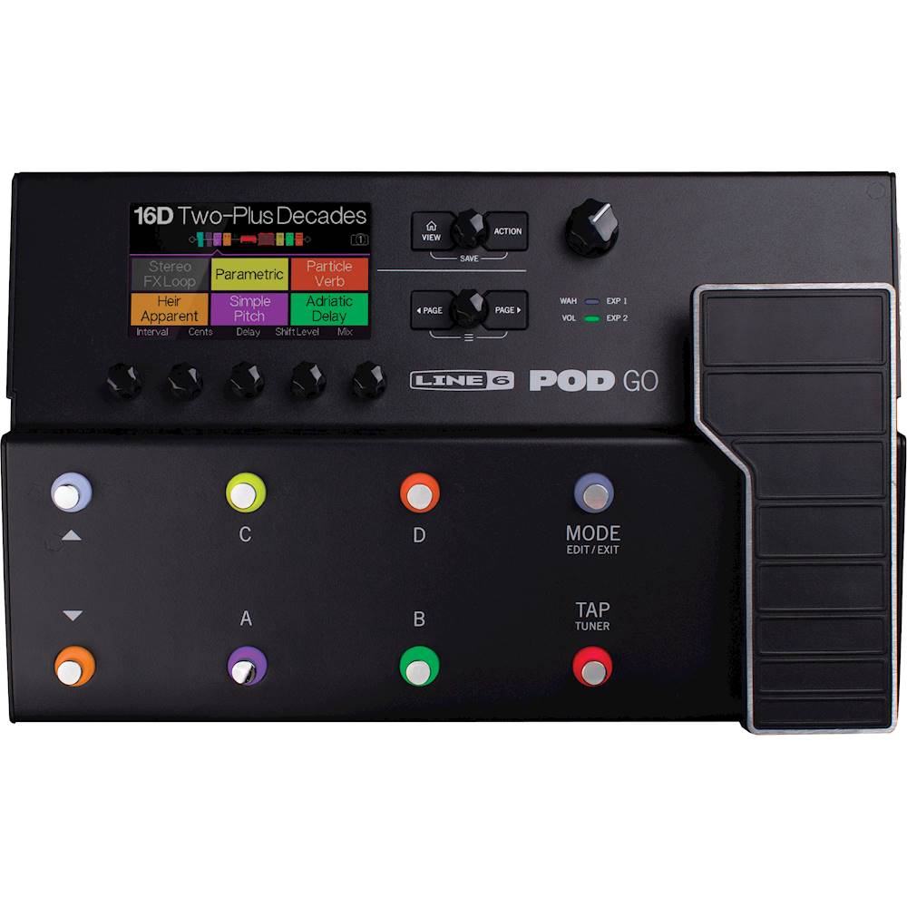 2025 Line 6 – Procesador de Guitarra POD Go – Negro