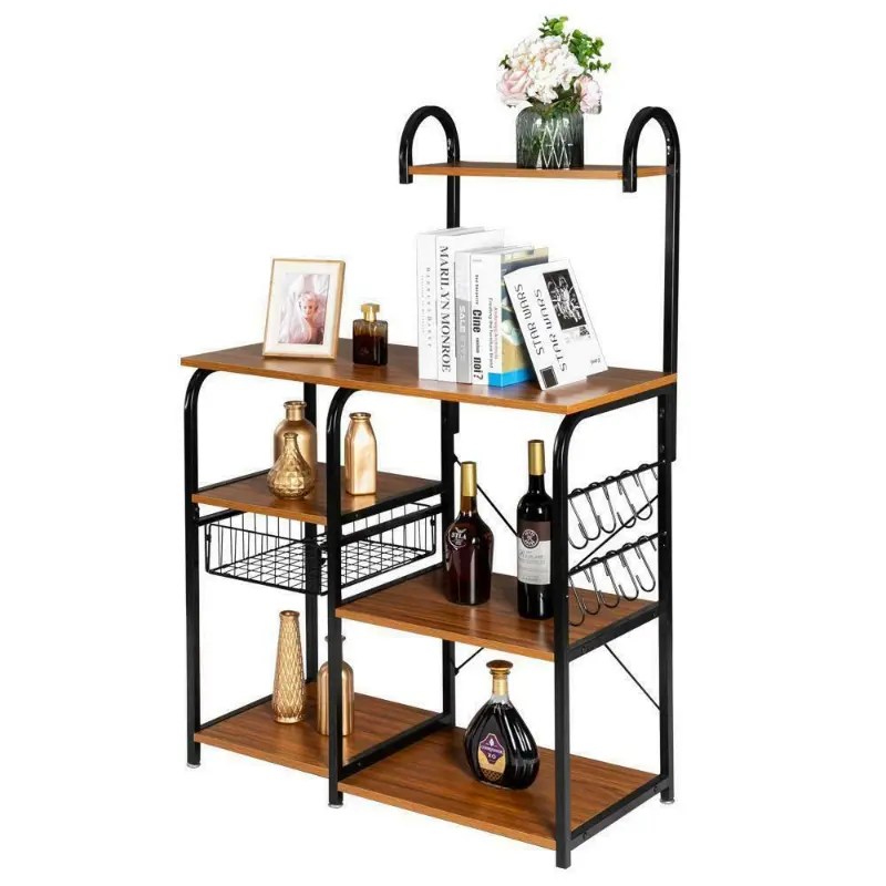 Premium Kitchen Microwave Storage Cart Stand 35.5′′