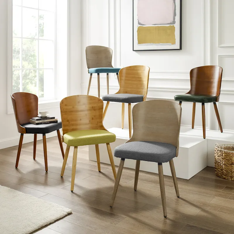 Set of 2 Mid-Century Modern Dining Chairs by Corvus Calvados