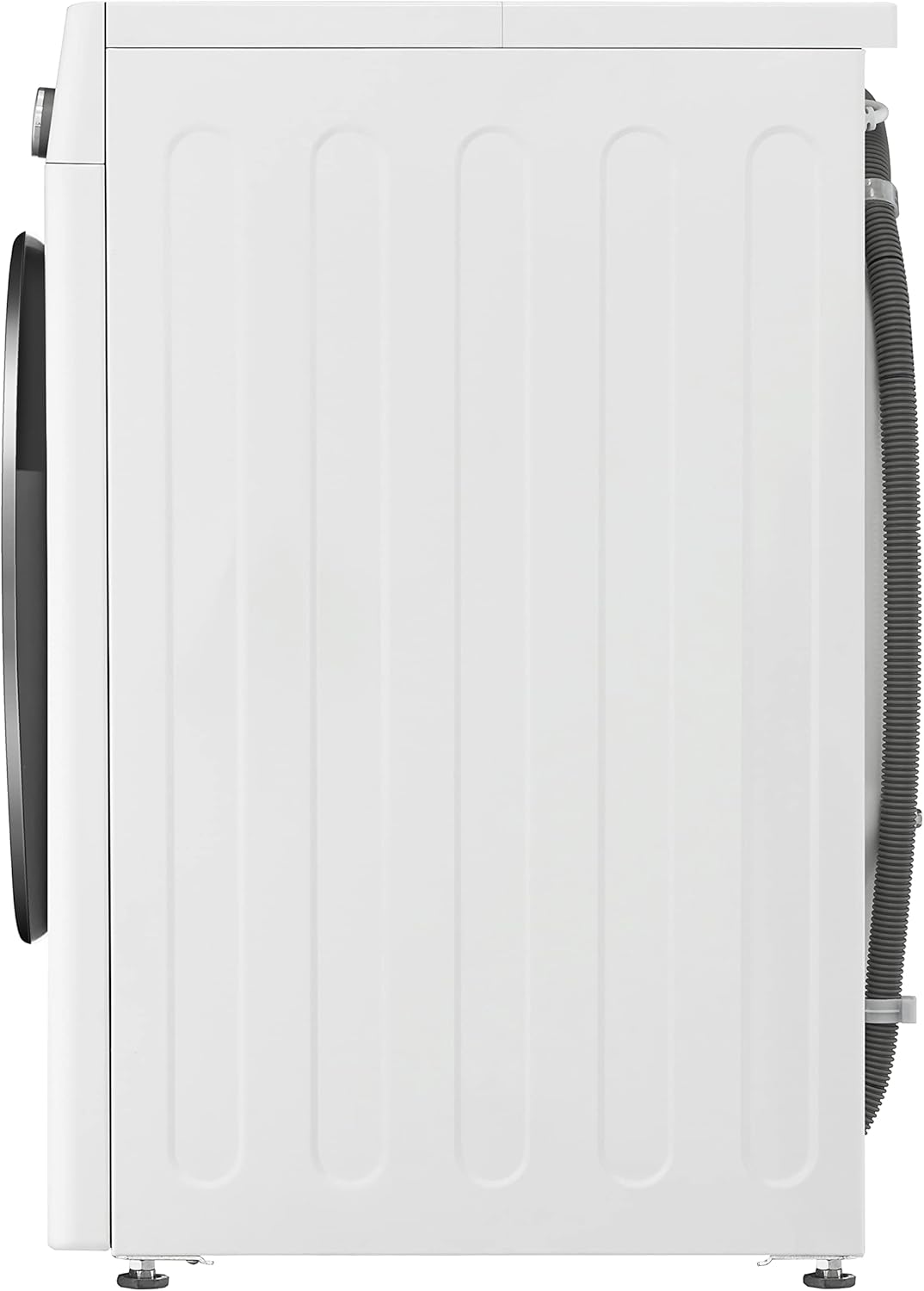 LG V7WD107H2E, Klasse E, Frontlader-Waschtrockner 10,5 - 7 kg, 1400 U/min, AI Direct Drive, Wi-Fi, Tiefenreinigung mit Dampf, TurboWash, Größere Kapazität, 62 x 60 x 85 cm ꟷ Weiß