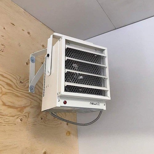 NewAir G73 Hardwired Electric Garage Heater, Heats up to 500 square feet