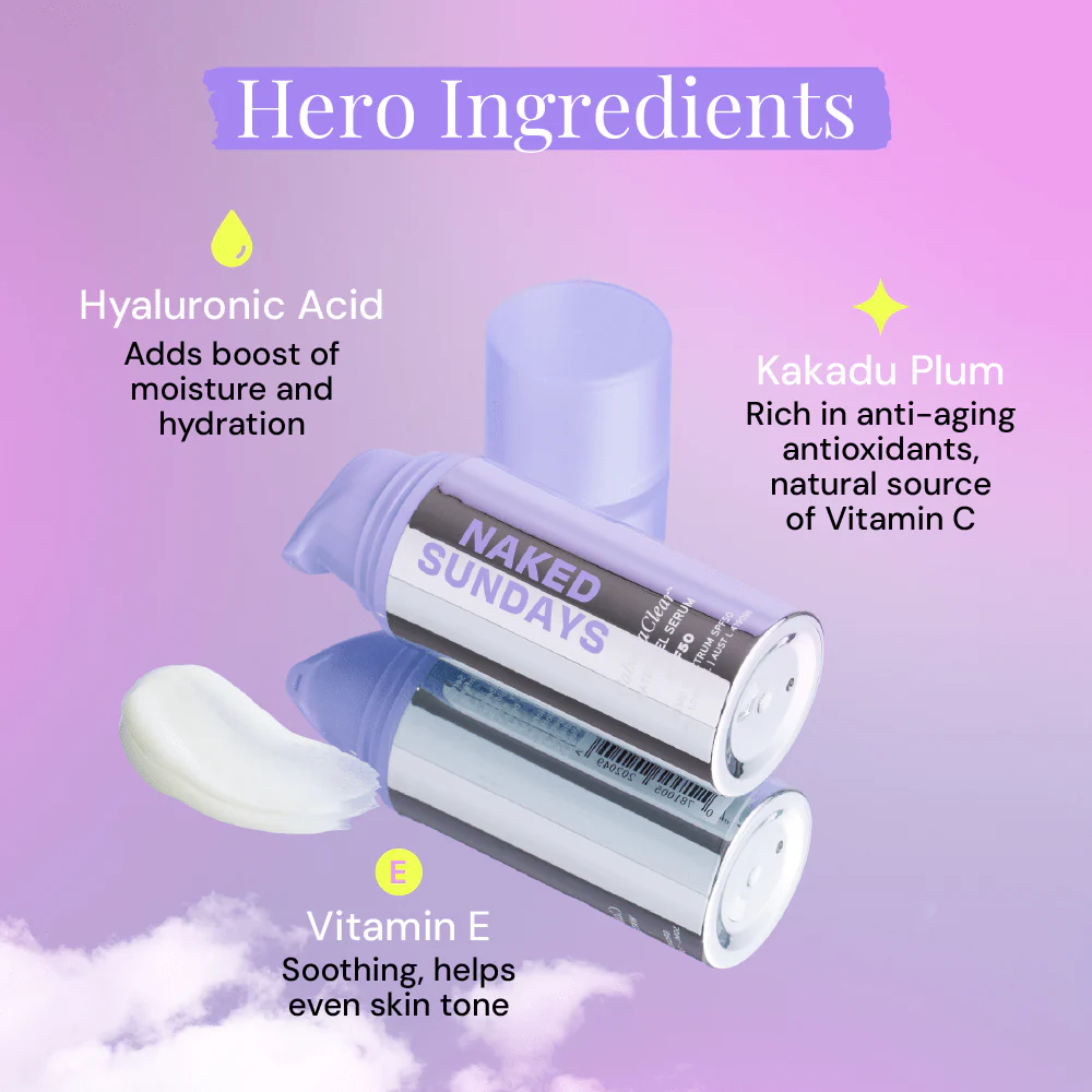 CabanaClear™ Water Gel Serum SPF50 + SPF Brush