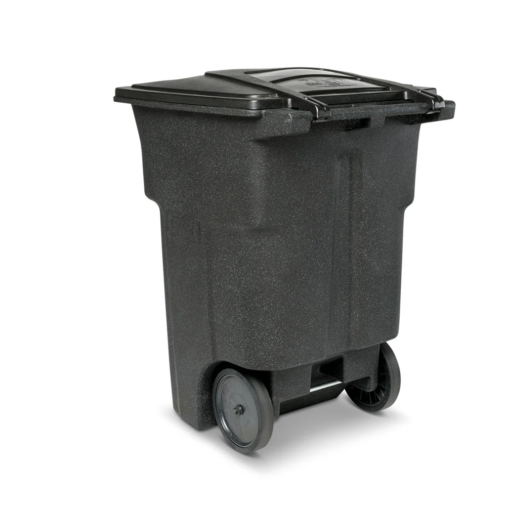 2025 Contenedor de Basura Toter de 96 Galones con Ruedas Silenciosas y Tapa