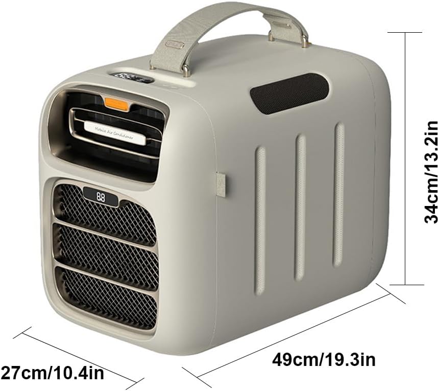Tragbare Klimaanlage - Schnelles Kühlen & Heizen, 3 Windgeschwindigkeiten, geringer Stromverbrauch, ideal für Camping & Outdoor