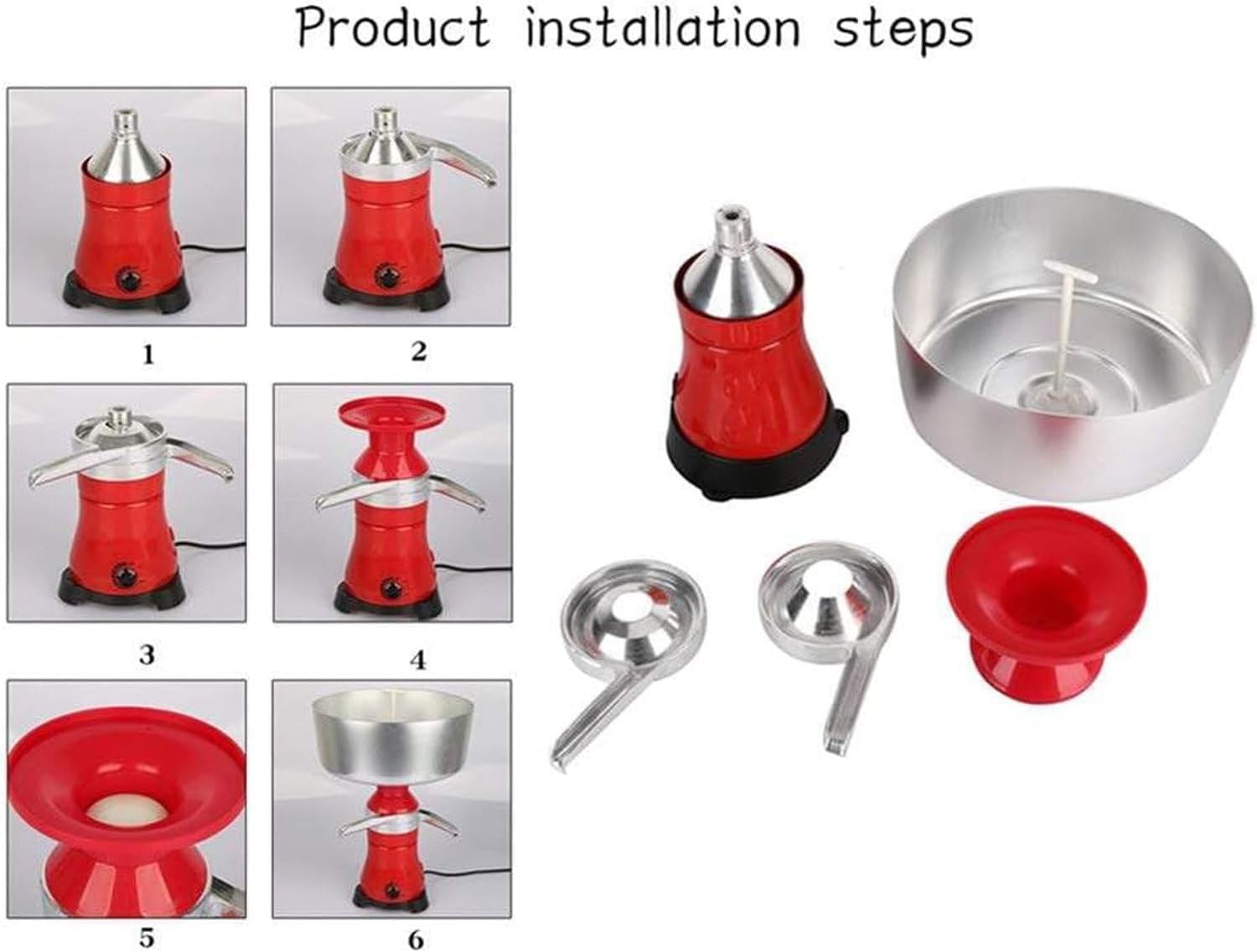 Elektrische Milchzentrifuge Milchseparator, Milch Sahne Zentrifugal Separator Rahmzentrifuge Für Frischmilch, Rahmzentrifuge Für Milch, Elektrischer Rahmseparator, 80L/H Rahmseparator Mit 12L-Schüssel