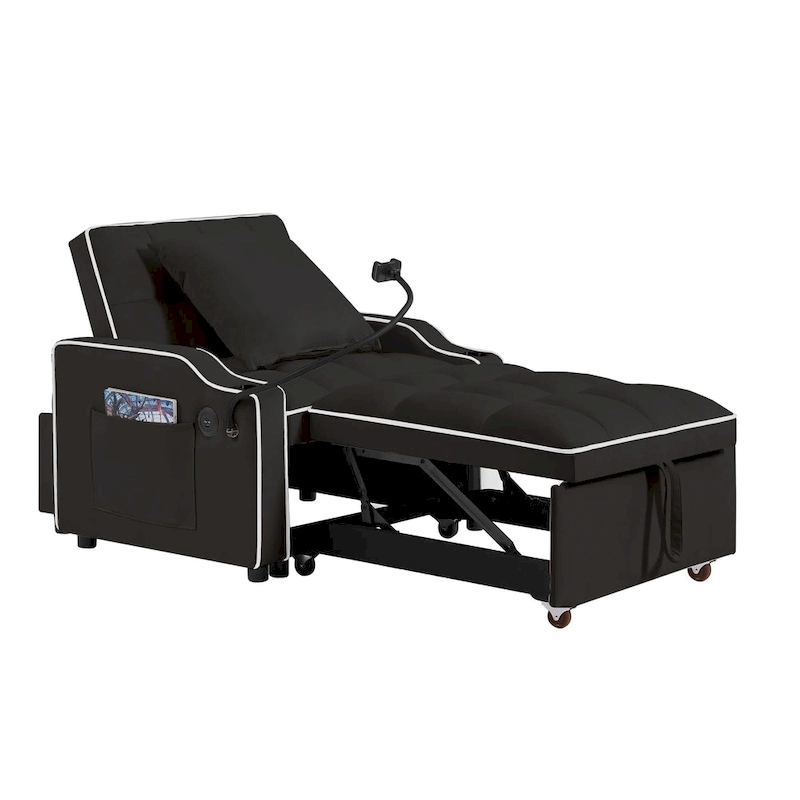 Convertible Sleeper Chair Sofa Bed Adjustable