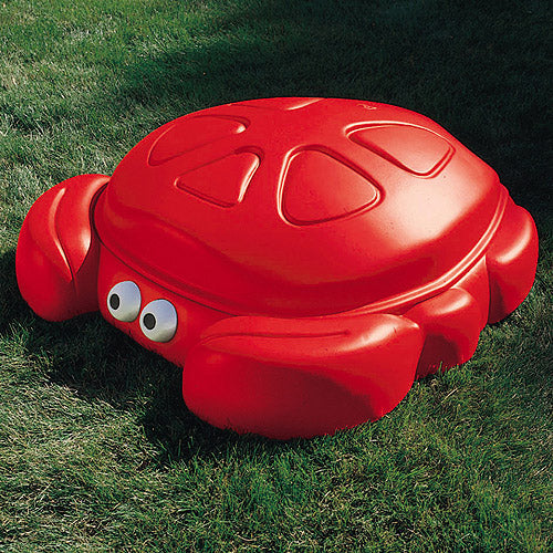 Step2 Crabbie Kids Plastic Outdoor Sandbox with Cover