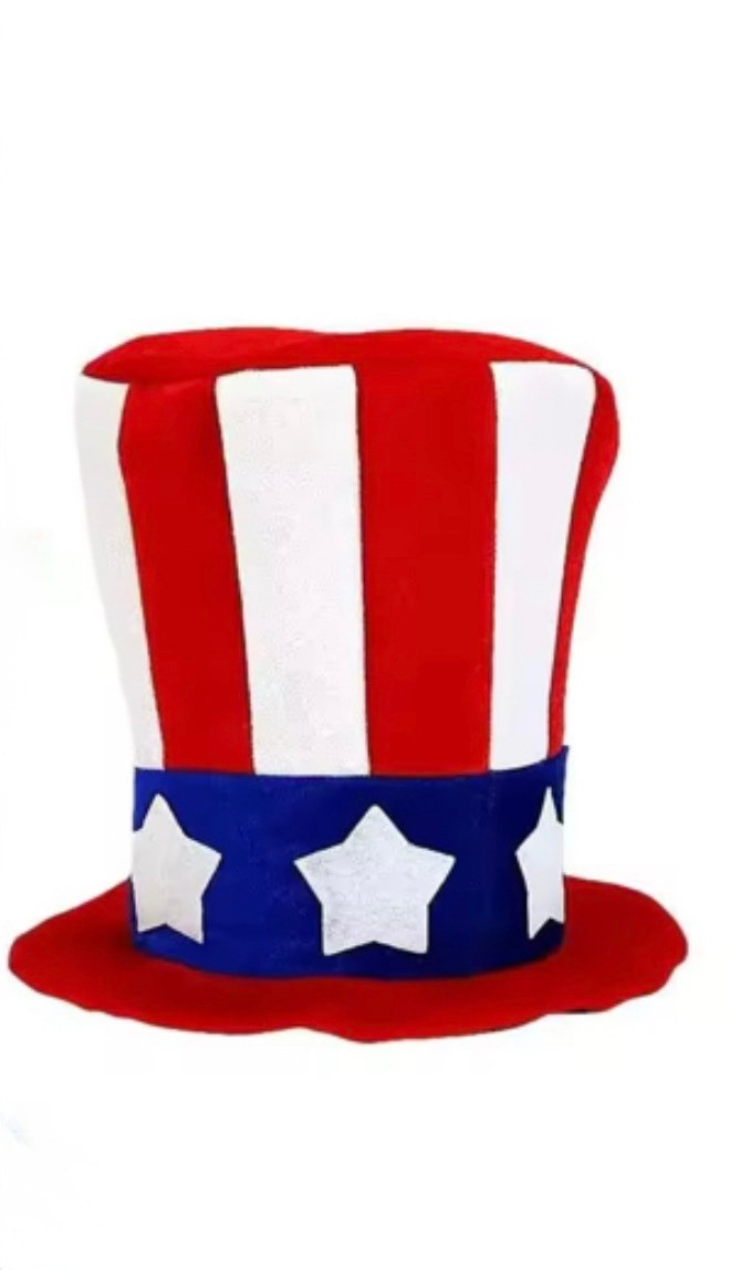 Jumbo Patriotic Hat 4th of July Uncle Sam 5925D