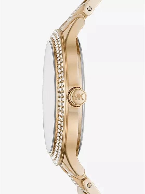 Michael Kors Slim Runway Pav�� Gold-Tone Women's Watch - MK3632