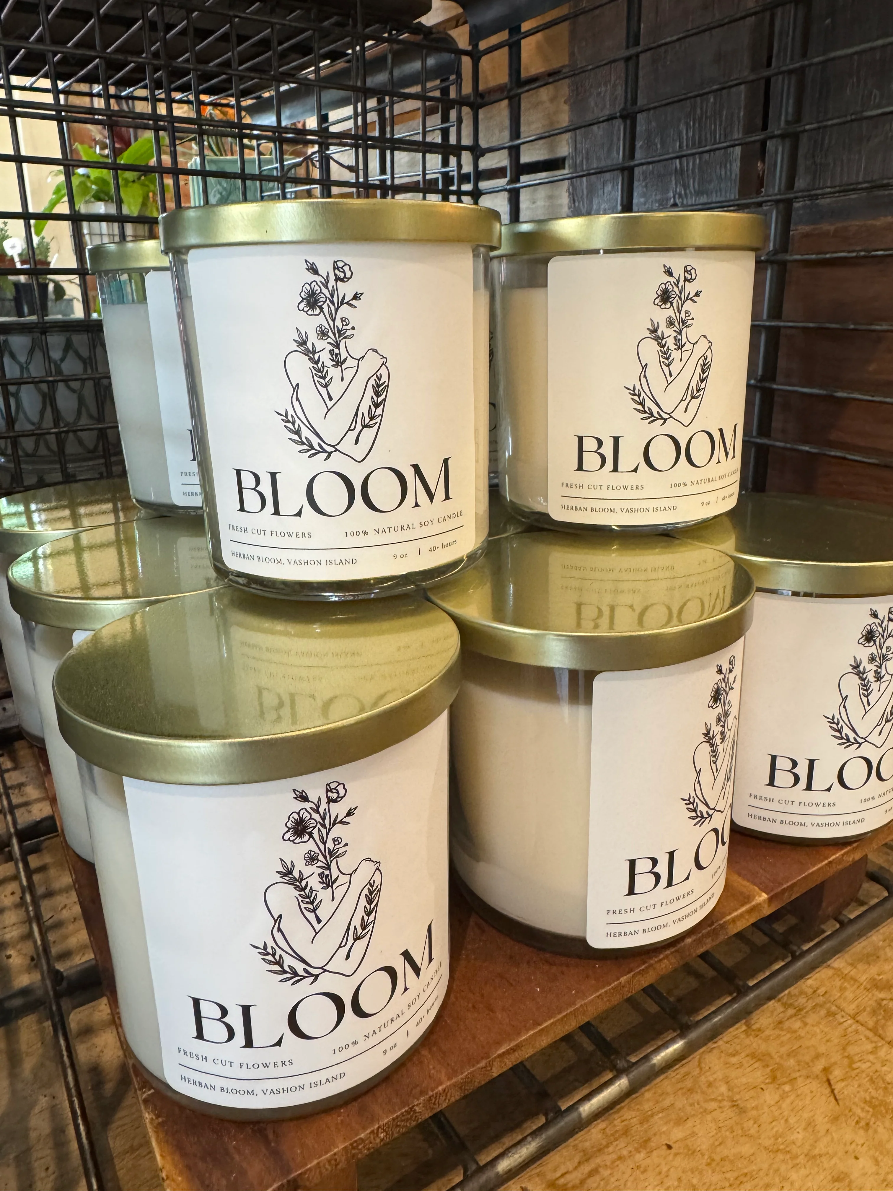 'Bloom' Herban Bloom Signature Candle | Fresh Cut Flowers