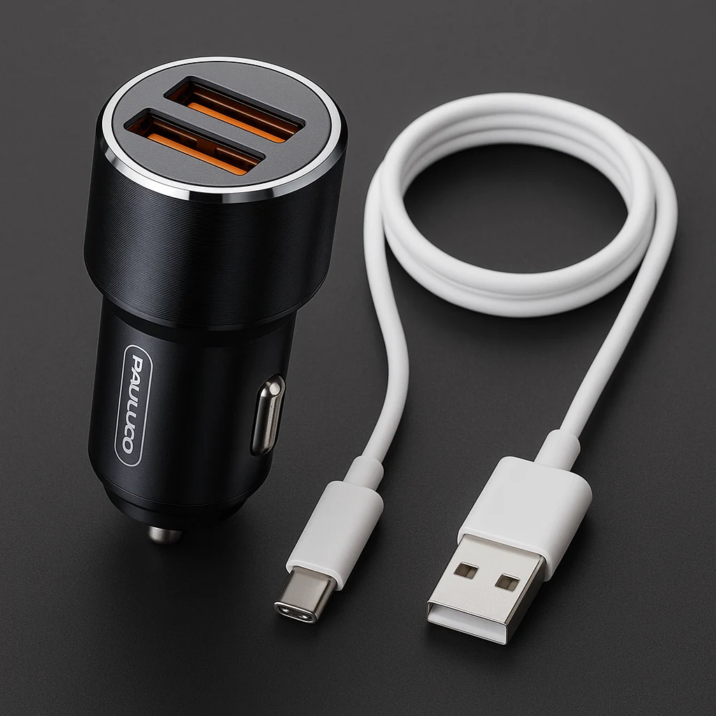 Auto Ladegerät USB-C & USB-A �?Kfz Ladeadapter für Zigarettenanzünder, iPhone & Samsung