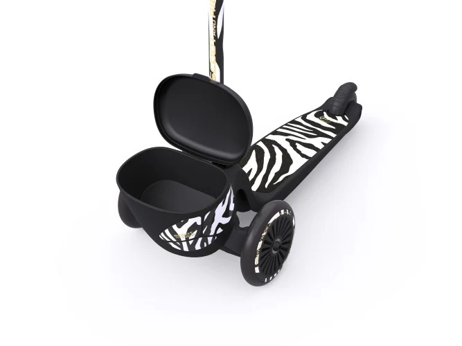 2025 Patinete Scoot & Ride Highwaykick 2 Lifestyle para niños de 2 a 5 años, con compartimento de almacenamiento y diseño antideslizante