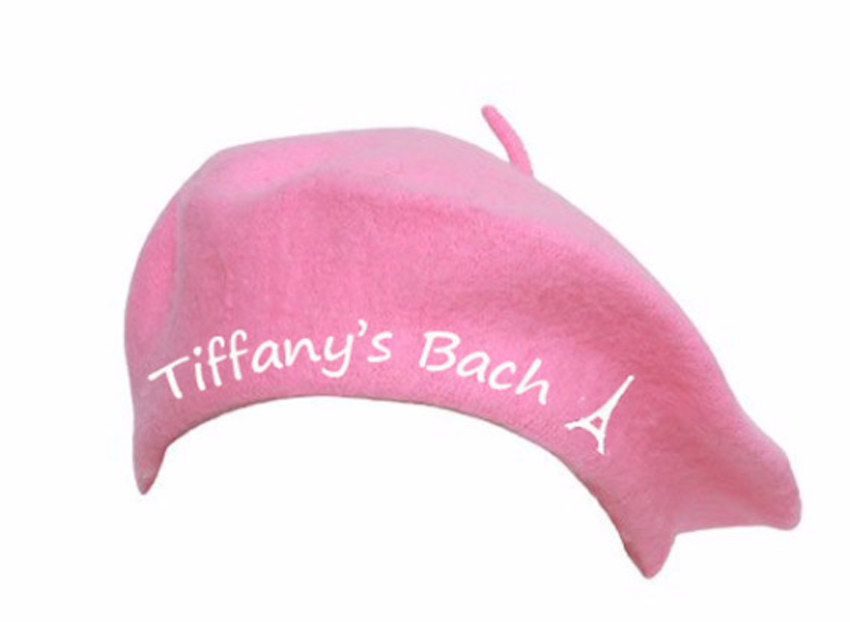 Monogrammed Beret | Artist Hat | Valentines Gifts for Her | French Beret Hat (Fonts in Picture Gallery)
