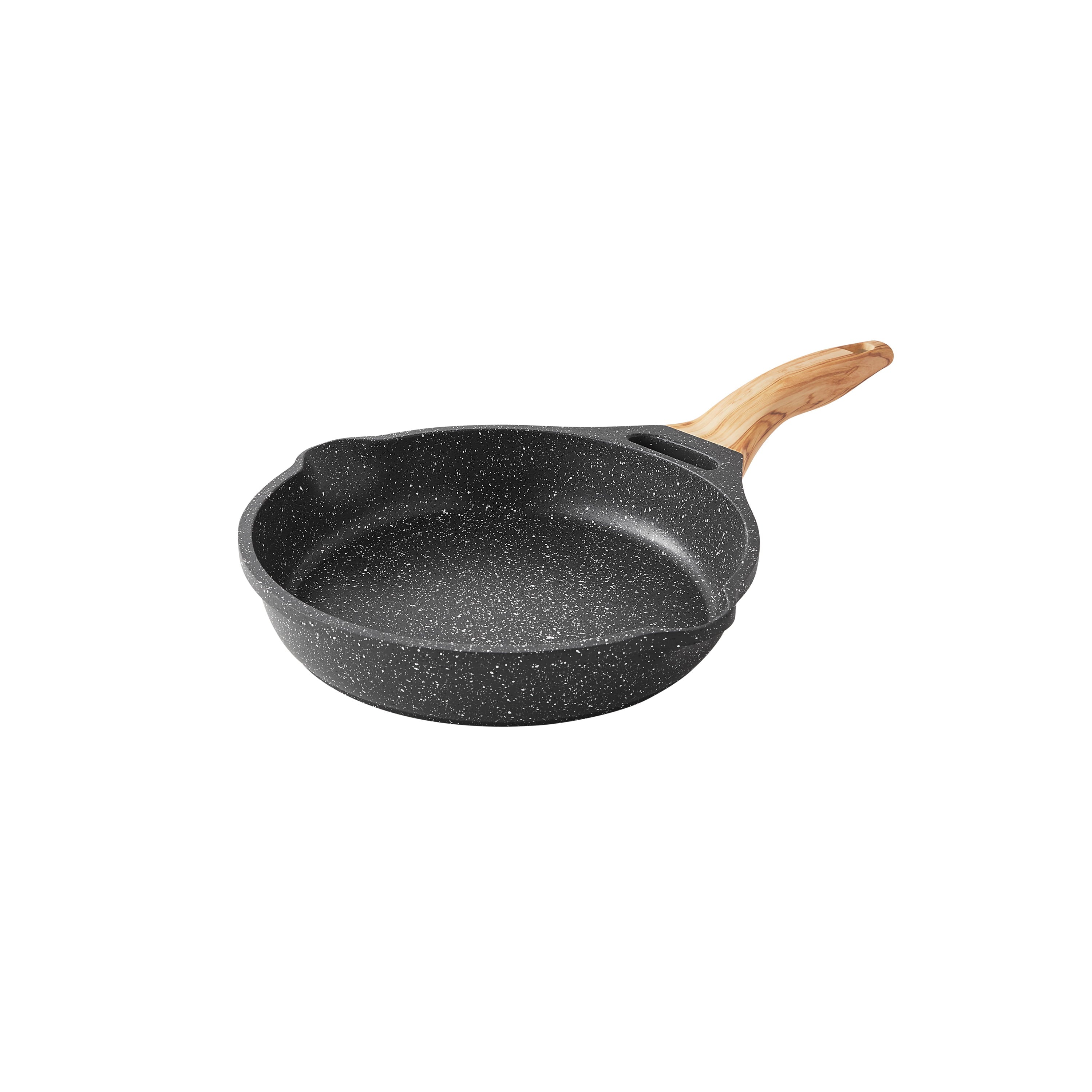 The Pioneer Woman Prairie Signature 12-Piece Cast Aluminum Cookware Set, Charcoal Speckle