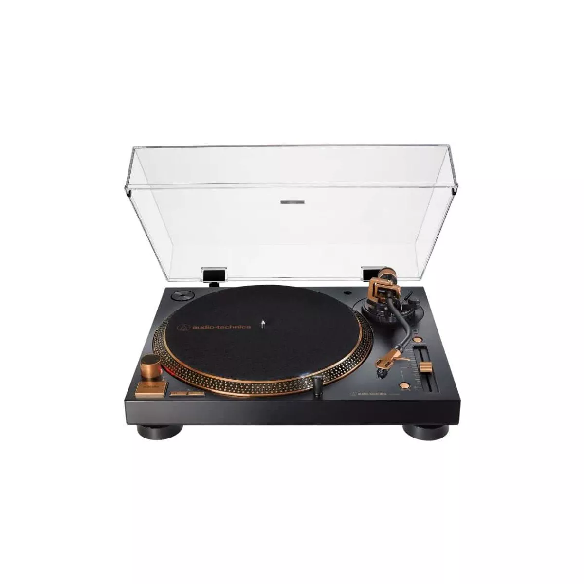 2026 Audio Technica AT-LP120XUSB-BZ Tocadiscos de transmisión directa USB, color bronce – Reproductor de vinilo de 3 velocidades con preamplificador integrado y conversión digital