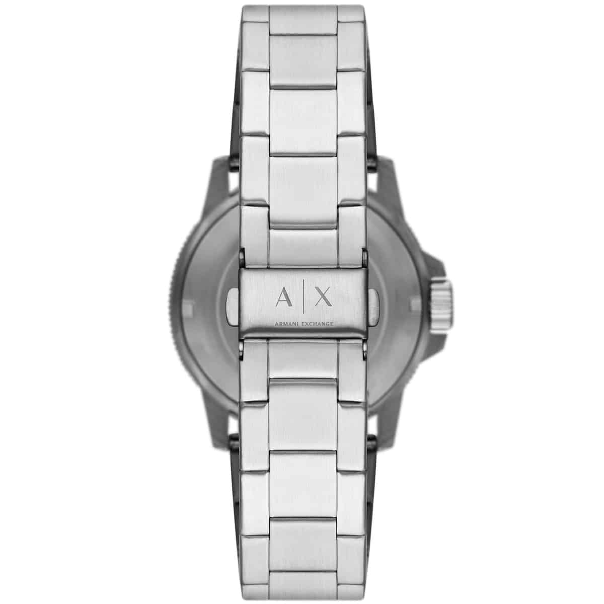 Armani Exchange Leonardo White Dial Silver Men's Watch - AX1853