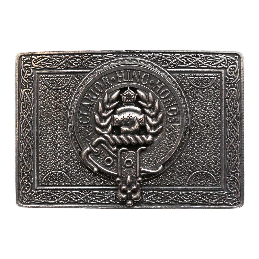 Clan Crest Belt Buckle - Buchanan