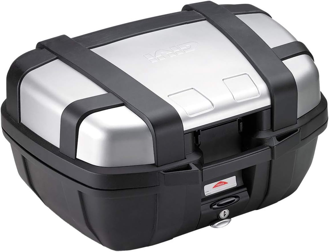 2026 Givi TRK52B Trekker Monokey Baúl Negro con Cover de Aluminio, Carga Máxima 10 Kg