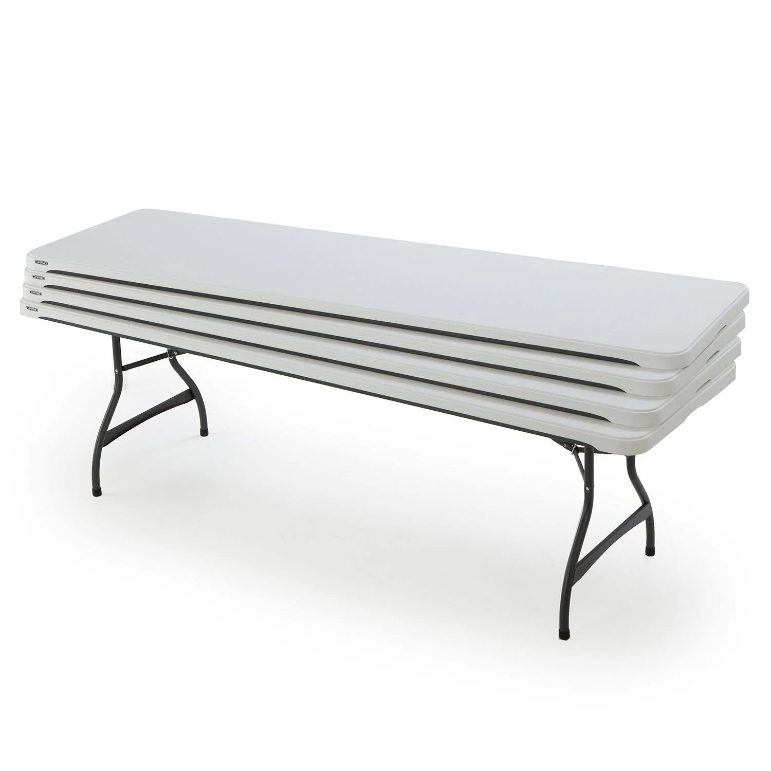Lifetime 4-Pack Commercial Stacking 8 ft Folding Table