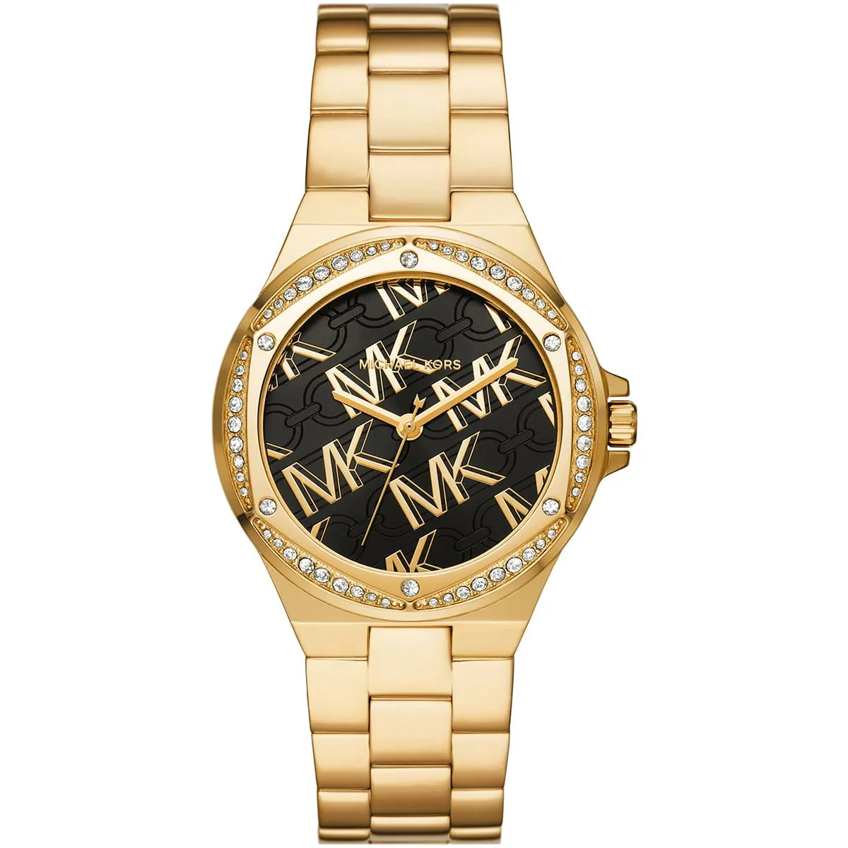 Michael Kors Lennox Pavé Gold Tone Women's Watch -  MK7404