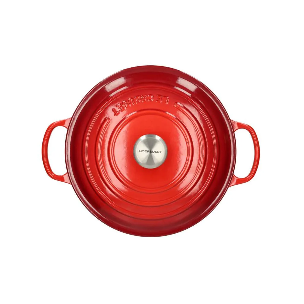 2025 Le Creuset - Sartén para asar / cazuela Signature redonda Cereza 18 cm 1,8 l