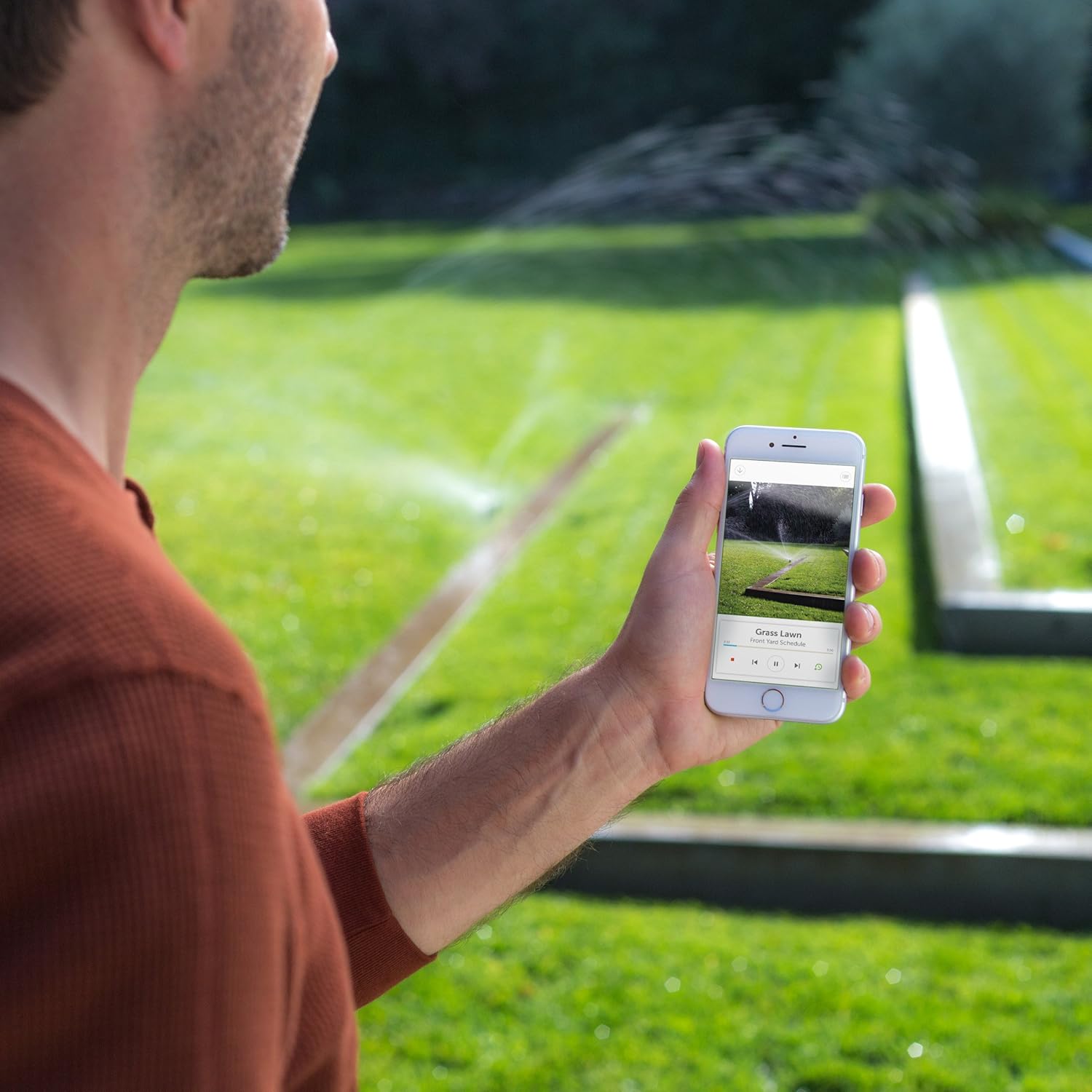 Rachio 8-Zone Smart Sprinkler Controller 2nd Gen, Alexa Compatible, Weather Adaptive, Lawn & Garden