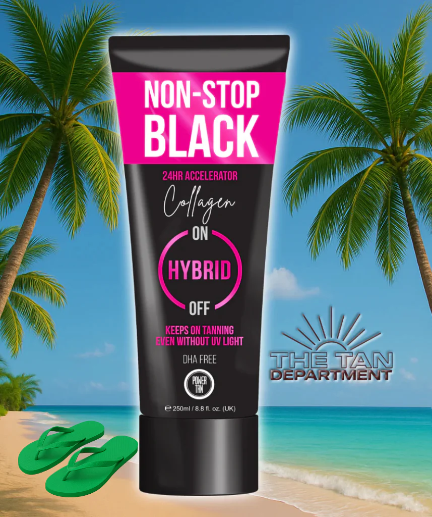 Power Tan Non-Stop Black Collagen 250ml