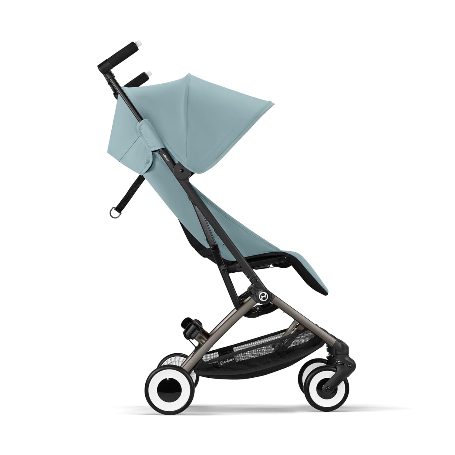 CYBEX Gold Kinderwagen Libelle mit One-Pull Harness, Von ca. 6 Monaten bis ca. 4 Jahre (max. 22 kg), Ultraleicht (nur 6 kg), Almond Beige (Beige mit taupefarbenem Rahmen)