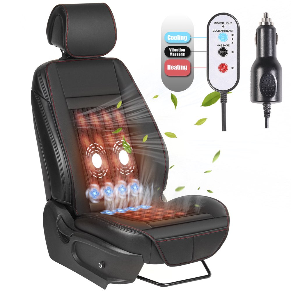 Paffenery Luxury Heated and Cooling Car Seat Cover, Warmer Cushion 12-24V Universal Fit