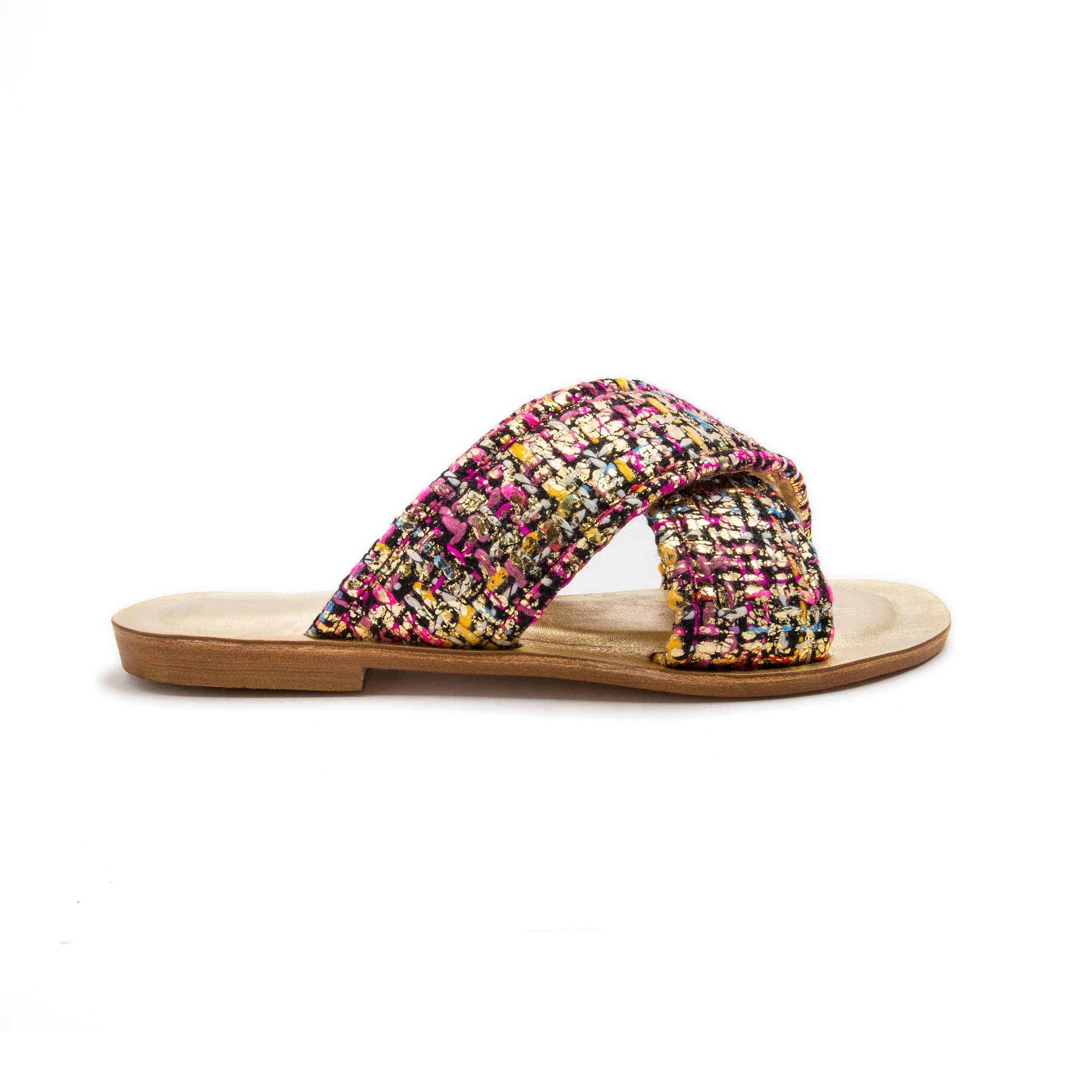 Elba boucle laminato fuxia