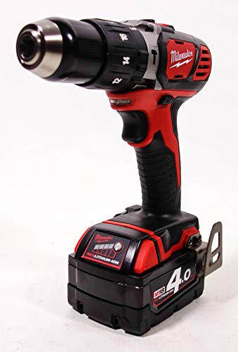 Milwaukee 4933443520 Trapano A Percussione M 18 Bpd 402C 18 V, 4,0 Ah Al Litio, 2 Livelli Di Velocità, 60 Nm, Rosso : Fai da te