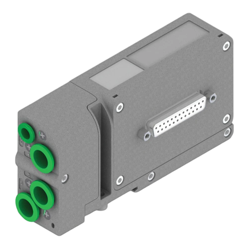 Pneumax 2240.12.25P OPTYMA32-S 25 Pin Left End Plate PNP (Int Pilot)