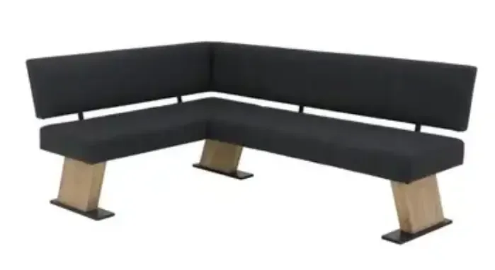 Hela Eckbank Lyon REB Anthrazit ca. 203x91x148 cm