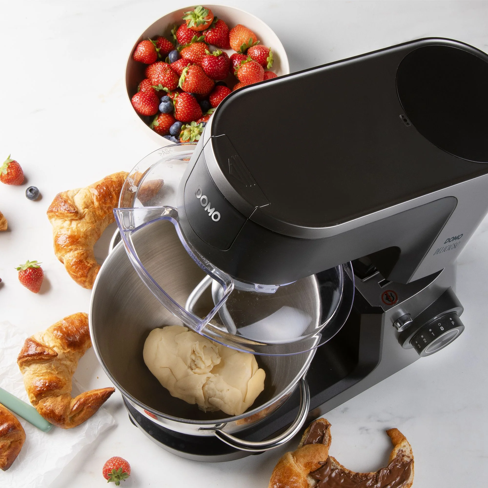 Domo Küchenmaschine Delicioso – 4,5 L – 1200 W, DO9293KR