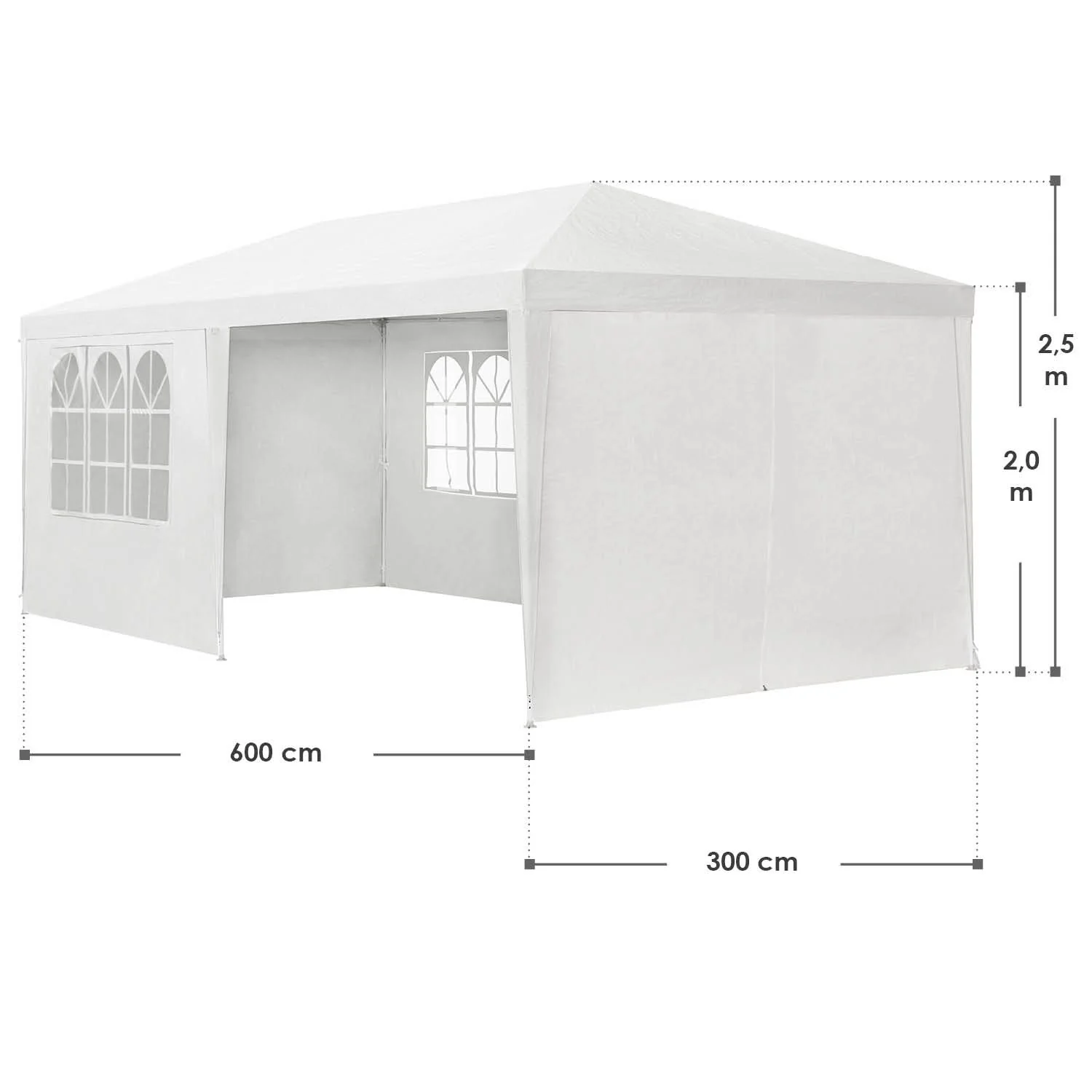 2025 Carpa de fiesta 3 x 6 m