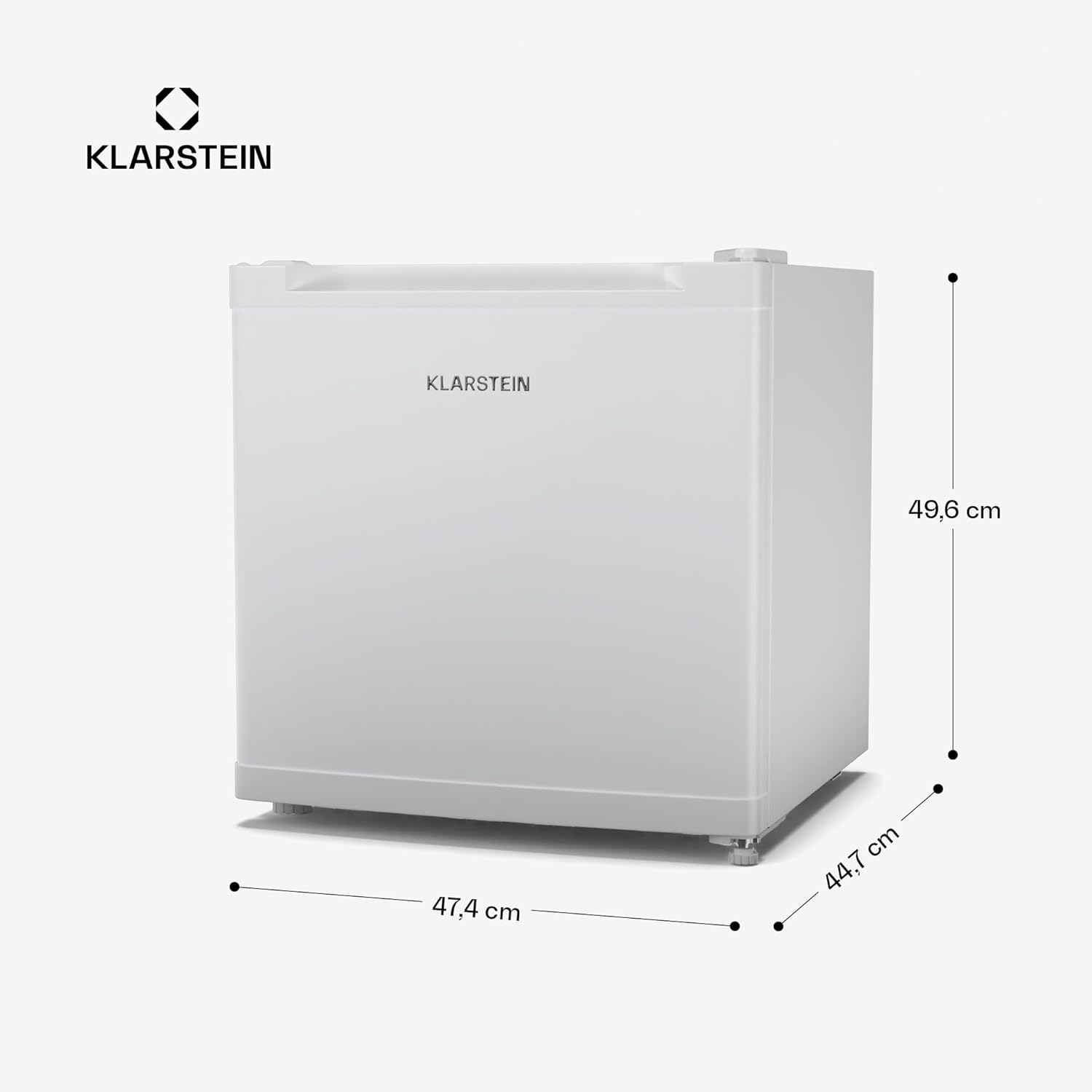 Klarstein Irene Mini-Gefrierschrank, 31L Kühl-/Gefrierkombination Mit Temperaturregelung -24 °C bis 10 °C, Energieeffizient, Leise 38 dB Für Schlafzimmer & Kleine Räume, Kompaktes Design