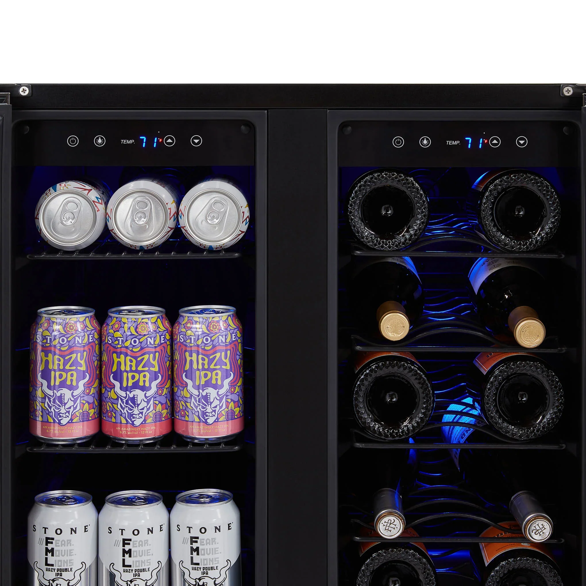 2025 Newair® Refrigerador Empotrable de Doble Zona – 60 Latas y 18 Botellas – 24