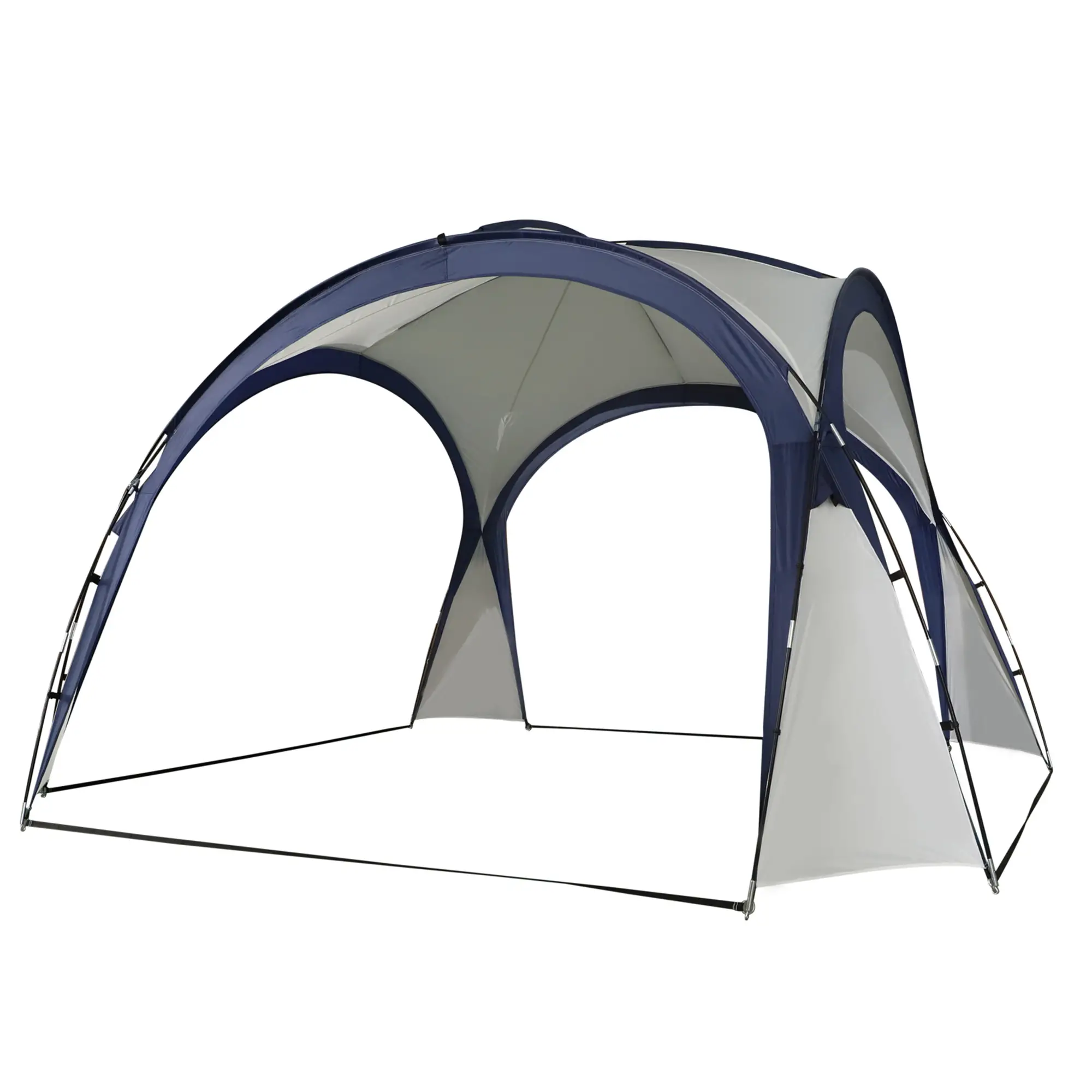 Outsunny Paviljoen Tuintent Zonwering Buiten Glasvezel